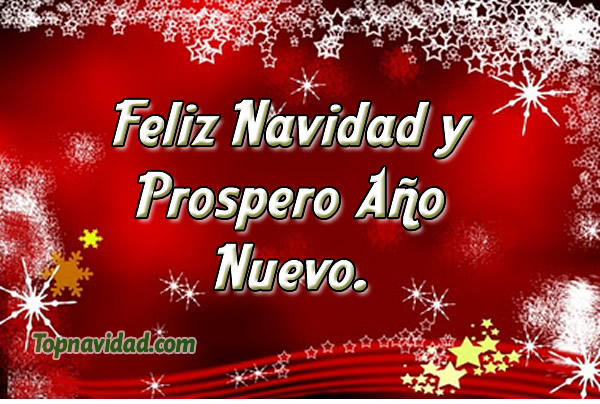 Feliz Navidad y Próspero Año Nuevo