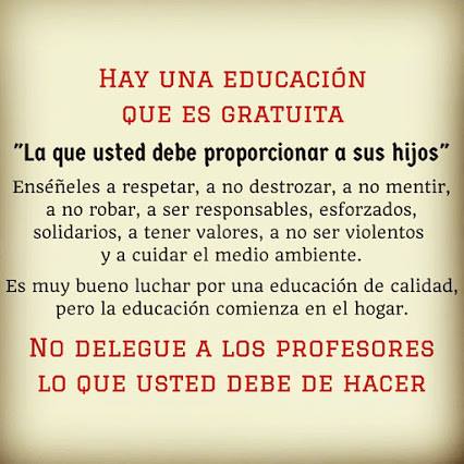 Hay una educación que es gratuita