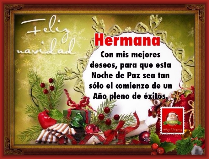 Feliz Navidad Hermana