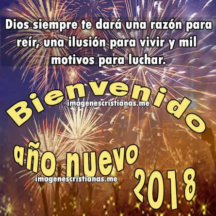 Bienvenido Año Nuevo 2018