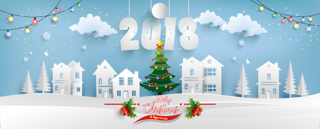 Feliz Navidad y Feliz Año Nuevo 2018