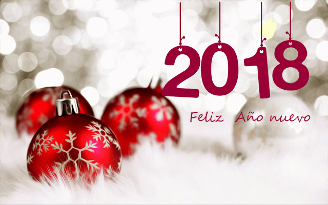 Feliz Navidad y Feliz Año Nuevo 2018