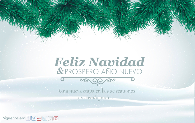 Feliz Navidad y Próspero Año Nuevo